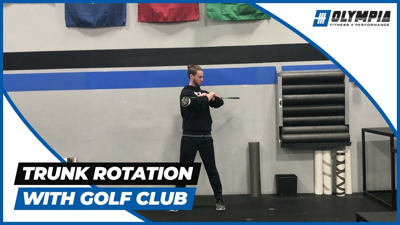 Trunk Rotation With Golf Club - YouTube