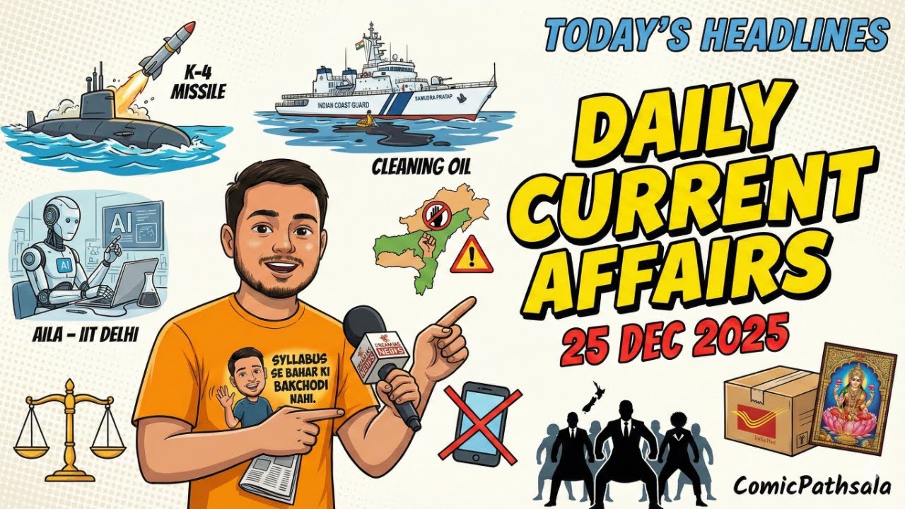 Daily Current Affairs | 25 December 2025 | Today’s Important News ...