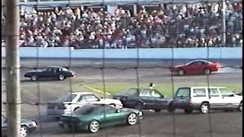seekonk speedway old firebird vs newer camaro