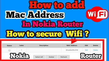 How to enable MAC address filtering in Konnect Nepal /MAC Konnect Nepal Nokia router 📶