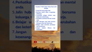 TERAPKAN 7 HAL INI AGAR HIDUP ANDA LEBIH BAHAGIA #shorts