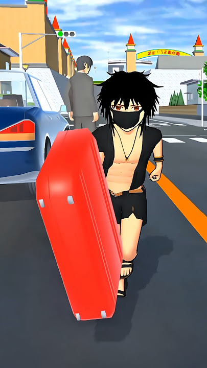 Pencuri itu tidak tahu bahwa polisi ada di depan. #sakuraschoolsimulator #shortsfeed #viralshorts