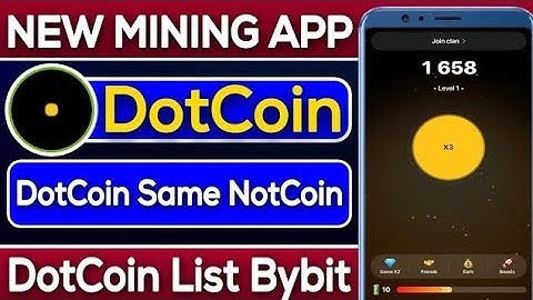 Free mining app DotCoin | free 1000$+