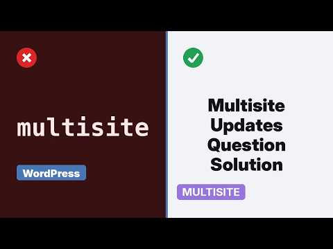 Wordpress: Wordpress Multisite URLs and Multiple Updates