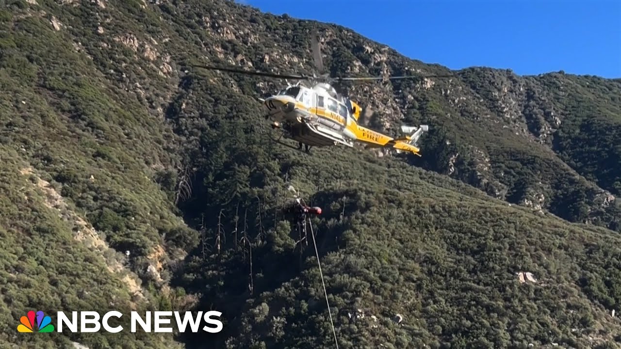 Woman trapped in car for days after falling down steep hillside rescued