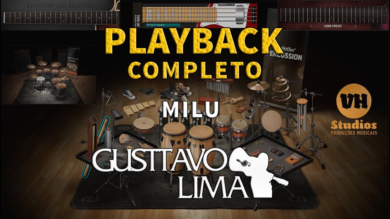 Gusttavo Lima - Milu - Playback Completo produção VH Studios