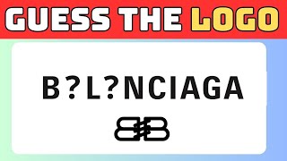 Guess The Famous Brand Logo ✨🤩 | 100 LUXURY BRANDS #quiz #guessthelogo #brand #famous