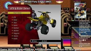Retro Viewer's Choice S3: Game #302 - ATV Offroad Fury 2 (PS2)