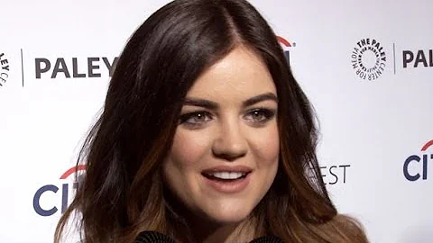 Lucy Hale, Ian Harding, & I. Marlene King on #Ezri...