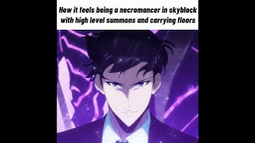 Might be Jin woo in minecraft dungeons #minecraft #anime #sololeveling #hypixel