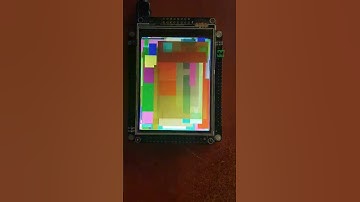 stm32 FSMC LCD benchmark #shorts