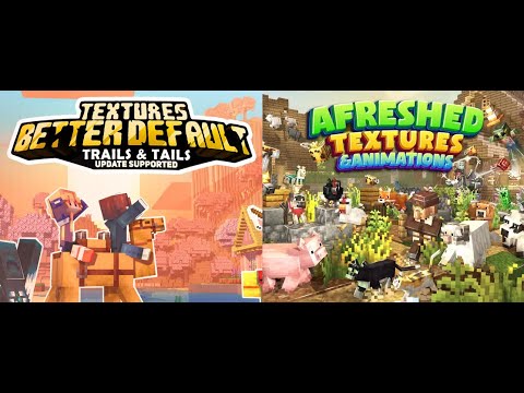 Minecraft Better Default Texture Pack VS Afreshed Textures & Animations ...