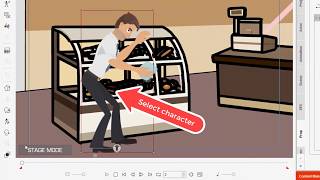 Attaching Accessories to a Character in Cartoon Animator 4 tutorial