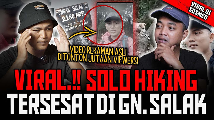 INI CERITA SEREM BANGET!! TERSESAT SENDIRIAN DI HUTAN TERLARANG GUNUNG SALAK - ADA BUKTI VIDEONYA