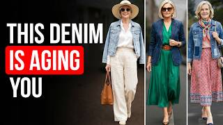 7 Denim Jacket Mistakes Women Over 50 Should Stop Making Right Now!