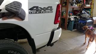 2019 / 2020 Ram 2500 Mopar # 82215842AD Ram 2500HD Tailgate Bed Step Installation, .