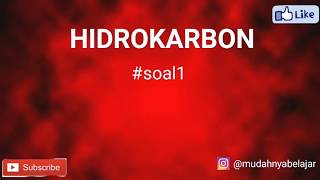 SOAL HIDROKARBON hanya satu halaman