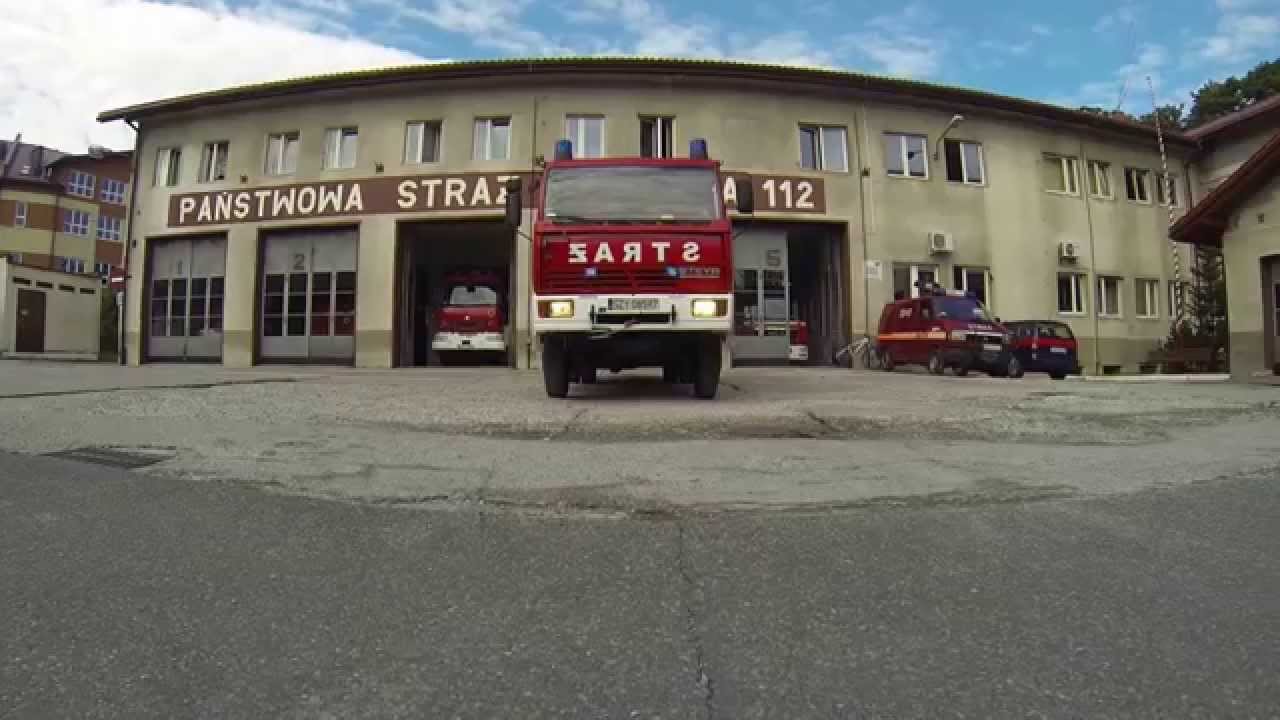 701[S]43 - SRt Steyr 13S21/Rosenbauer - JRG Żywiec pokaz sygnalizacji świetlno-dźwiękowej - YouTube