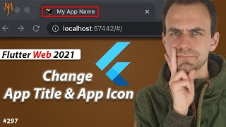 Flutter Tutorial - How To Change App Name And App Icon | For Flutter Web App screenshot 5