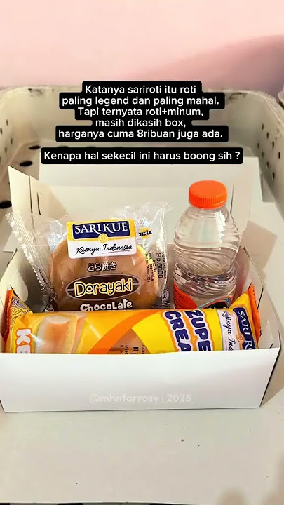 Pemesanan bisa kesini 0812-1653-2081 #roti #sariroti #hajatan #paketsariroti #shortsviral