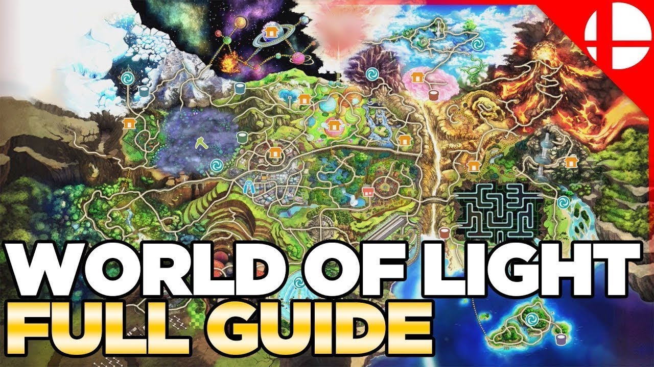 Smash Bros Ultimate World Of Light Final Area Detailed Maps Voicesop