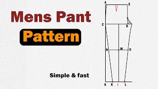 I Tried Every Pant Drafting Method… This One Wins (Beginner Friendly)