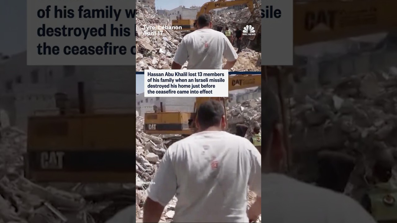 Pre-ceasefire missile kills Lebanese man’s whole family