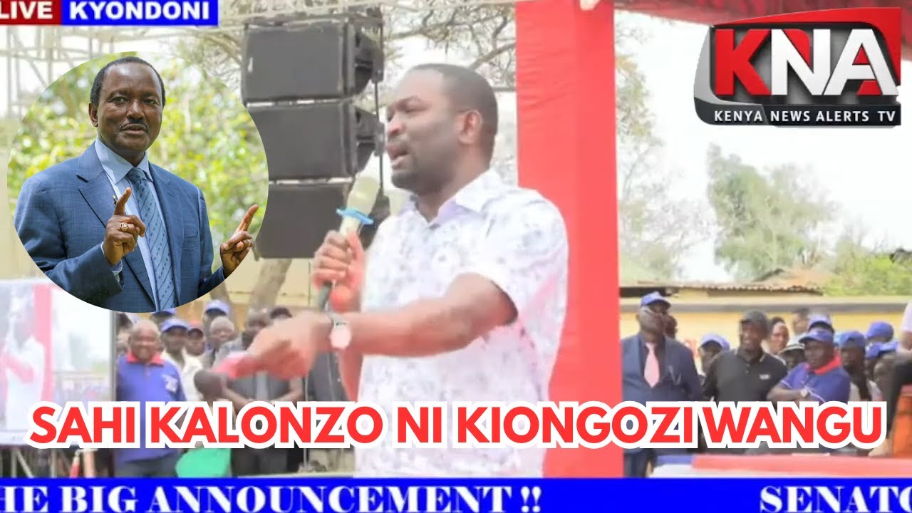 ''KALONZO MUSYOKA BADO NI KIONGOZI WANGU!'' SENATOR SIFUNA DUMPS RAILA ODINGA FOR KALONZO IN KITUI