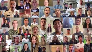 USNA Combined Men's & Women's Glee Clubs, Virtual "America The Beautiful".
