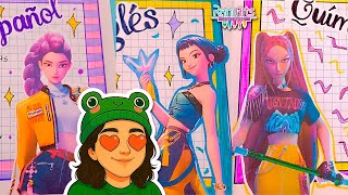 PORTADAS PARA CUADERNOS FÁCILES - Edición KPOP DEMON HUNTERS - carátulas fáciles y bonitas ✨