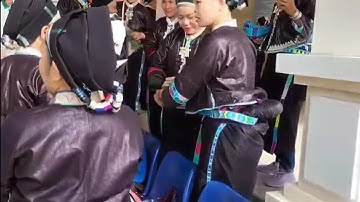 Hát nùng ghép cảnh đi du lịch tuần văn hóa xã Pờ Ly Ngài 