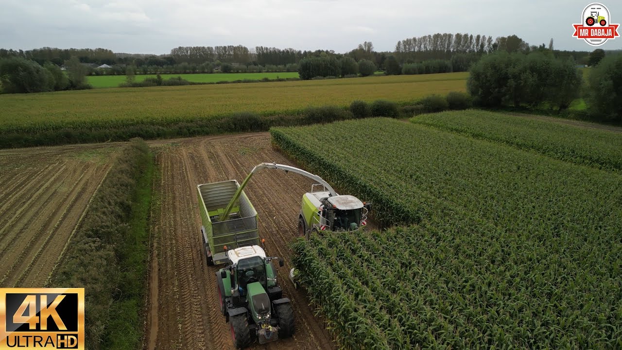 full version Cornharvest 2023 Jennissen Claas jaguar 950 + 750 orbis + 4 fendt +kaweco +dronefootage