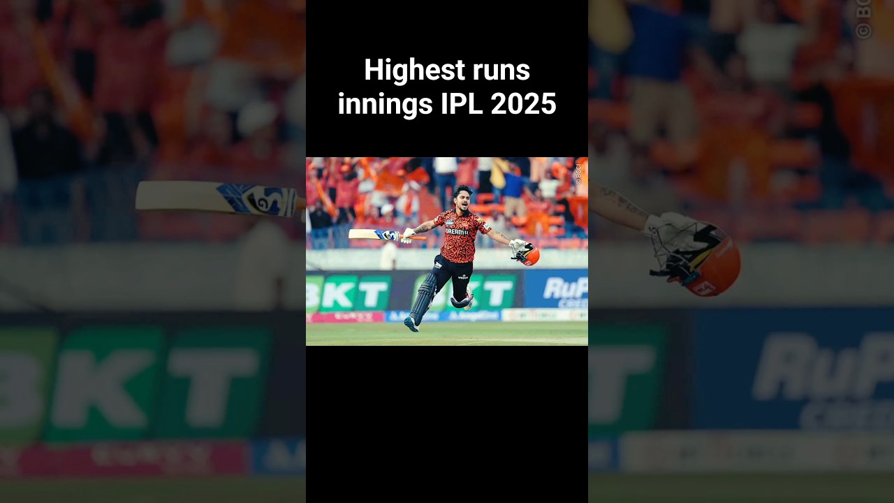 Highest runs in one innings 