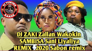Remix Dj zaki zallah wakokin sambisa sani liyaliya  Audio 2020