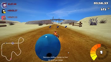 SuperTuxKart 0.10-beta - High level multiplayer #2 (Hacienda)