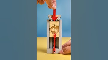 I added locking mechanism to my push-push button! #lego #legomoc