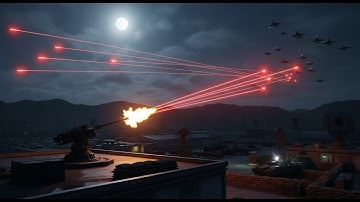 Air Defense System C-RAM vs A-10 Warthog/Thunderbolt II - Phalanx CIWS in Action - Simulation