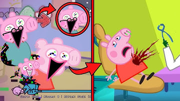 References in Pibby VS Pibbified Peppa Pig x FNF | Come and Learn with Pibby