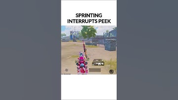 Sprinting Interrupts Peek Use | #bgmishorts