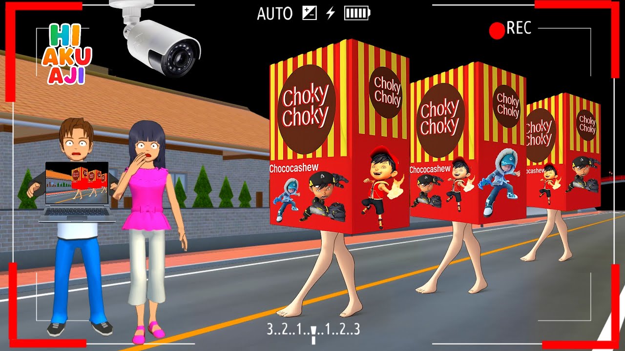 Yuta Mio Panik CCTV Merekam Anomali CHOKI CHOKI BOBOIBOY Di Depan Rumah 😱 | Sakura