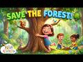 The Forest Is Our Home 🌳 International Day of Forests Song for Kids Nature Nursery Rhyme Eduacst