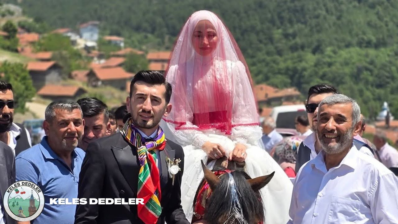 Dedeler Köyünde Yöresel Gelin Alma Alayı