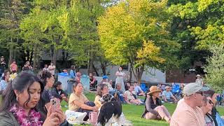 Members of an Origon hula school dance to song by Kamalei Kawa'a &amp; ohana @ @ Live Aloha Seattle 2025