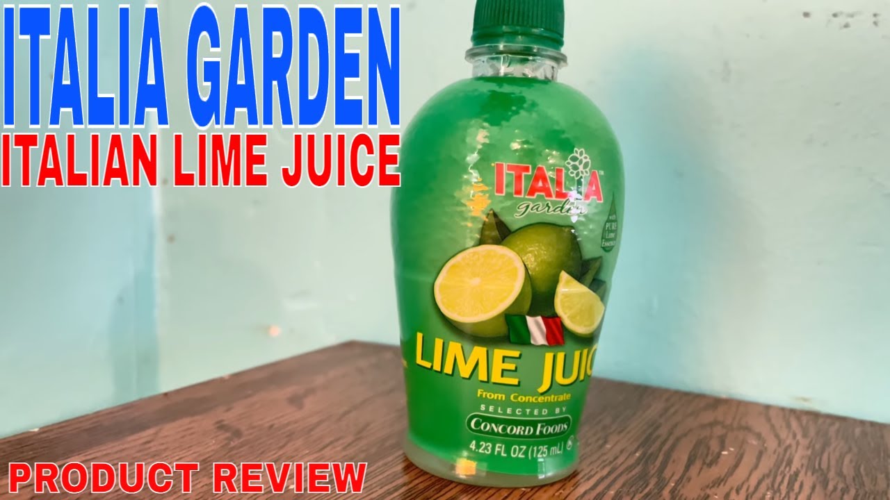 ✅  Italia Garden Italian Lime Juice with Pure Lime Essence, 4.23 Fl Oz, 125 Milliliter  🔴