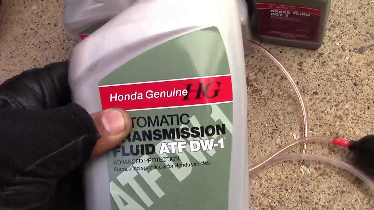 2011 Honda Pilot Transmission Fluid Change - YouTube