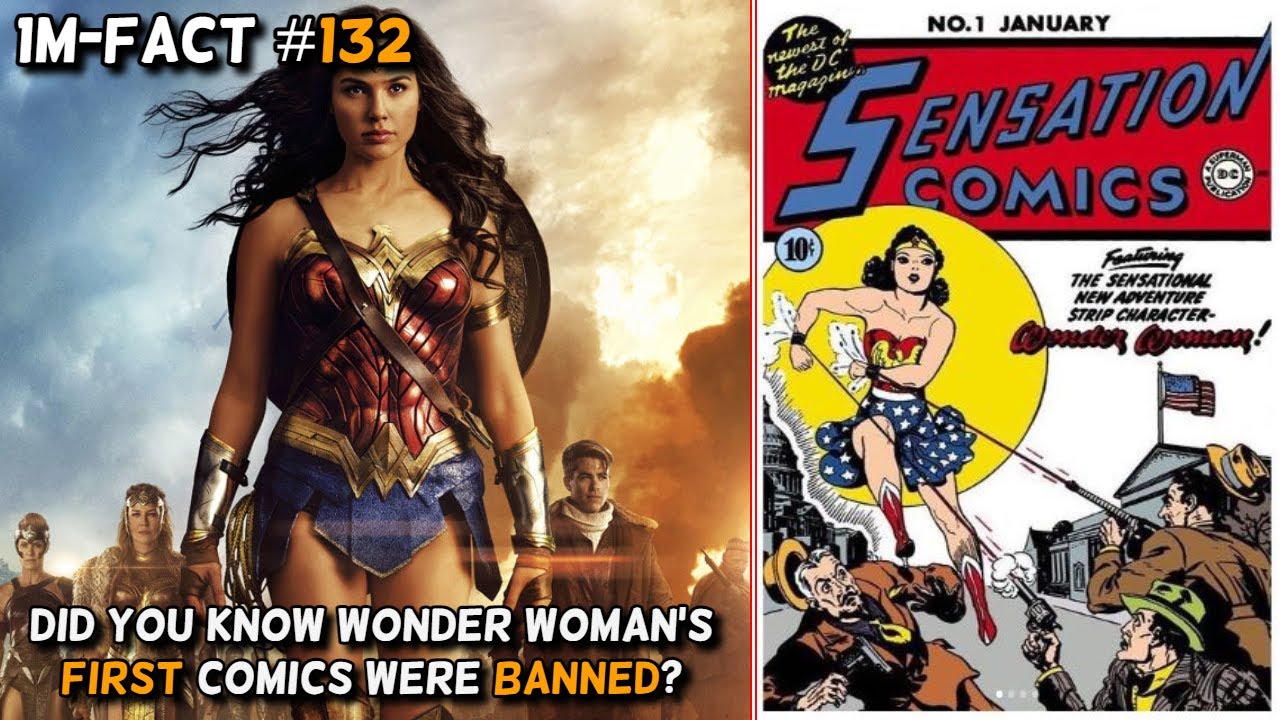 Did you Know Wonder Woman’s First Comics Were Banned? | 1M-FACT 