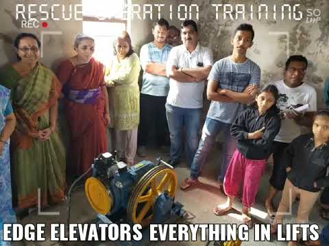 EDGE ELEVATORS manual rescue operation training