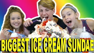 World's Biggest Ice Cream Sundae!!!