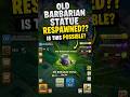 My Old Barbarian Statue respawned🤯#builderbase #coc #projectc #barbarian #cocshorts #cocmemes #wow