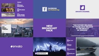 After Effects Template: Modern Broadcast Pack